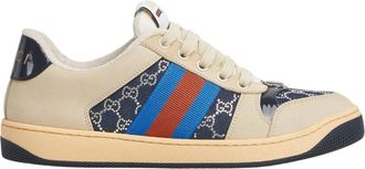 Gucci GG Crystal Screener Sneakers, Brand Size 38.5 ( US Size 8.5 )