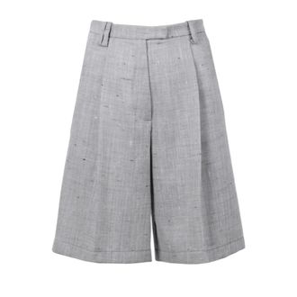 Alysi Long Shorts, female, Gray, Size: S Bermuda