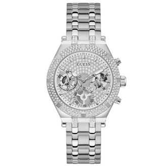 Guess Silver Tone Multi-Function Silver-tone Dial Ladies Watch GW0440L1
