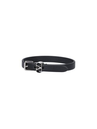 Valentino Garavani Mens Bijoux Black Calf Leather