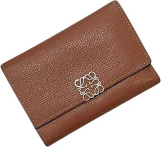 Loewe Pre-owned Wallet (tri-fold) - Dames - Vintage Accessoires - Bruin - ONE Size - Leer - Vintage