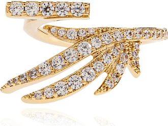 Ferragamo An Piuma SMA Ring - Dames - Ringen - Geel - 54 MM - Accessoires