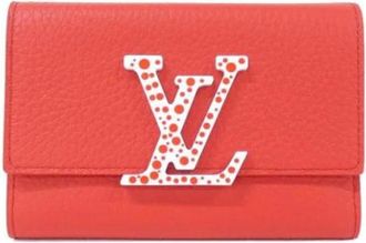 Louis Vuitton Pre-owned Wallets, female, Red, Size: ONE SIZE Pre-owned Vintage Tri-fold Wallet