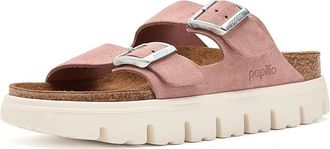 Birkenstock Arizona Chunky Platform Sandal Womens Sandals Pink Clay : EU 42 (US Womens 11-11.5) Narrow, Suede