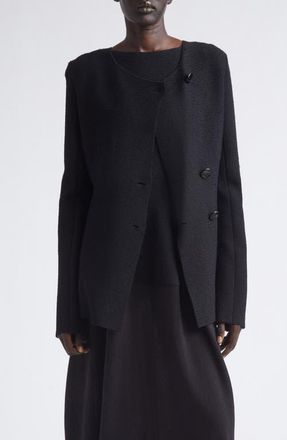 Proenza Schouler Sukki Asymmetric Jacket in Black at Nordstrom, Size X-Small