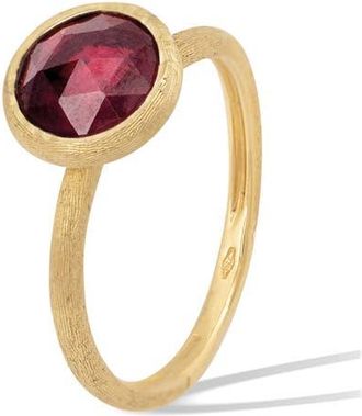 Marco Bicego Jaipur Semiprecious Stone Stackable Ring in Yellow Gold at Nordstrom, Size 7