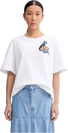 Munthe T-shirt - Dames - T-shirts - Wit - S - Katoen - Tops