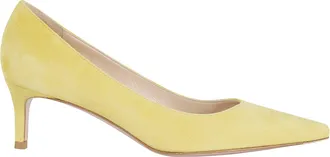 Roberto Festa Milano Yellow Cerere Suede Leather Pumps