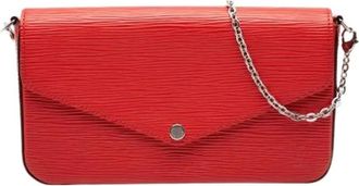 Louis Vuitton Pre-owned Cross Body Bags, female, Red, Size: ONE SIZE Pre-owned Pochette Felicie