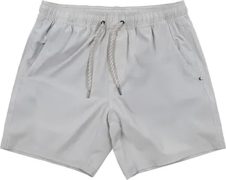Burnside Elastic Waist Shorts with Liner in Grey at Nordstrom Rack, Size X-Large