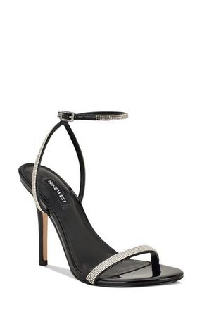Nine West Stodia Ankle Strap Sandal in Black at Nordstrom, Size 5.5