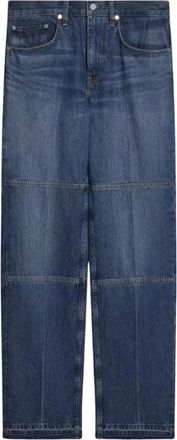 Helmut Lang Carpenter Jeans - Dames - Regular Fit Jeans - Blauw - W26 - Katoen - Jeans