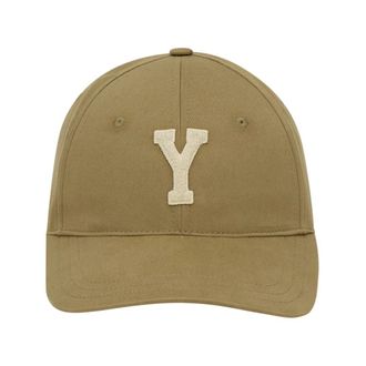 Saint Laurent Y Varsity Cap van gabardine - Heren - Accessoires - Beige - Maat: ONE Size Gabardine