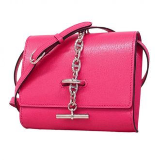 Herm&egrave;s Rose Shocking Chain/Shoulder Wallet (Pre-Owned)