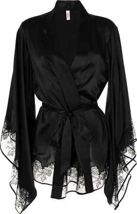 Agent Provocateur Zijden avondjurk - Zwart