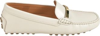 Tod's Platte schoenen voor vrouwen - Dames - Loafers - Beige - 36 1/2 EU - Schoenen