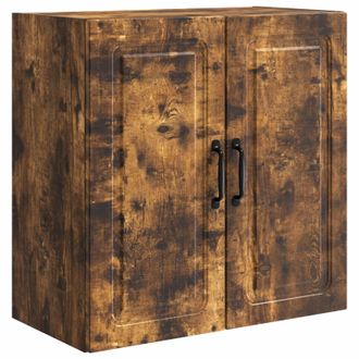 vidaXL Armario De Pared Roble Ahumado 59 X 31 X 60 Cm Vidaxl