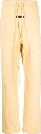 Fear of God drawstring cotton track pants - men - Cotton/Polyester - M - Yellow