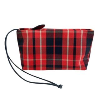 Burberry Pre-owned Clutches, female, Multicolor, Size: ONE SIZE Pre-owned Check Clutch Bag
