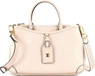 Louis Vuitton Trianon Giant PM handtas met monogramprint - Beige