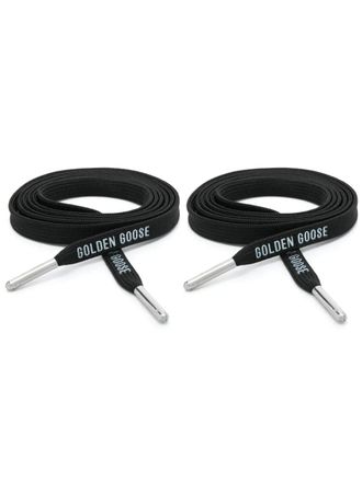 Golden Goose laces kit (set of two) - men - Polyester - 120 - Black