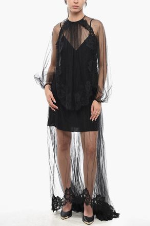 Stella McCartney Tulle Maxi Dress SOPHIE With Inner Slip Stella McCartney