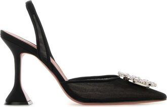 Amina Muaddi Mujer, Zapatos, Negro, Talla: 36 EU