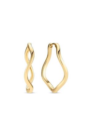 Sif Jakobs Jewellery Earrings Ellera Waves Pianura in 18K Gold Plated at Nordstrom, Size X-Large