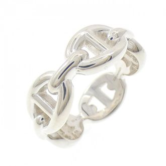 Herm&egrave;s Silver 925 Band Ring (Pre-Owned)