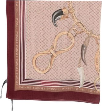 Twinset Scarves - Dames - Sjaals - Rood - ONE Size - Accessoires