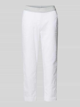 Toni Jogpants mit elastischem Bund Modell Sue in Weiss, Gr&ouml;&szlig;e 38