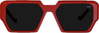 Vava Vava Eyewear Wl0065 White Label Red Sunglasses