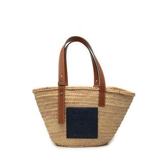 Loewe Pre-owned Loewe Small Raffia Anagram Basket Tote Ladies 2ZMU78WG13ZEEGON