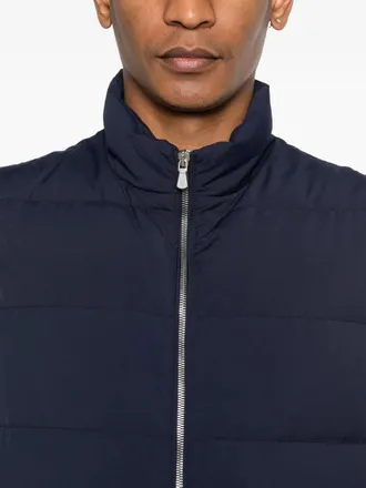 Eleventy Mens Zip Quilted Gilet Ss26 M