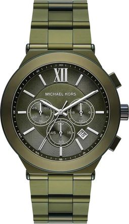 Michael Kors Watches - Heren - Horloges - Groen - ONE Size - Accessoires