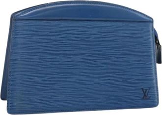 Louis Vuitton Pre-owned Trousse Crete Pouch - Dames - Vintage Clutch - Blauw - ONE Size - Vintage