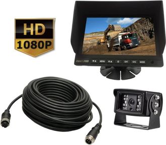 OEM Conjunto: Monitor Ahd De 7 Pulgadas + C&aacute;mara 1080p + Cable De 20 M