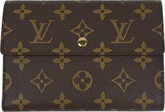 Louis Vuitton Monogram Brown Monogram Wallet (Tri-Fold) (Pre-Owned)