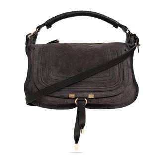 Chlo&eacute; Marcie Kleine Handtas - Dames - Handtassen - Grijs - ONE Size - Katoen - Tassen