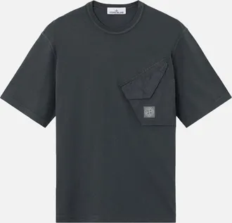 Stone Island SLANT POCKET 2100008 T SHIRT Size: XL, colour: GREY