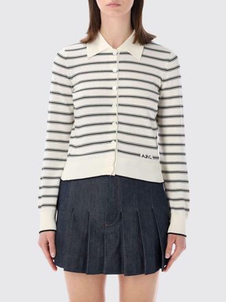 A.P.C. Cardigan A. P.C. in cotone a righe