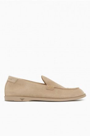 Emporio Armani BRANDED LOAFERS Size: 11, colour: BEIGE