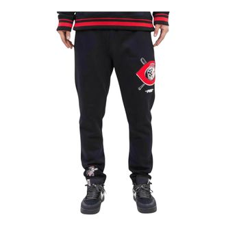 Pro Standard Pro Standard Cincinnati Reds Mash Up Logo Sweatpants in Black Men