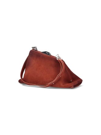 The Attico Womens Bags Brown Suede
