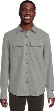 L.L.Bean Signature 1933 Chamois Cloth Shirt Mens Clothing Gray Heather : 3XL, Chamois/Cotton/Flannel