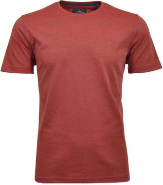 Ragman T-Shirt RAGMAN, Herren, Gr. XXL, orange (koralle, 606), 70% Baumwolle 30% Polyester, slim fit, Rundhals, Shirts T-Shirt