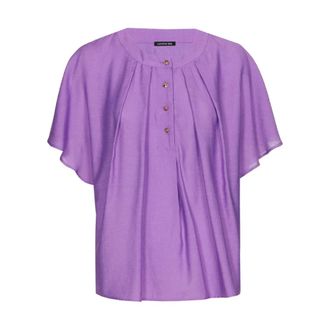 Caroline Biss Caroline Biss, Dames, Blouses & Shirts, Paars, Maat: 2XL