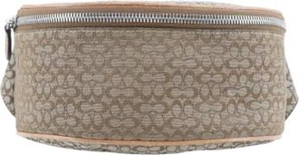 Coach Pre-owned Canvas crossbody-bags - Dames - Vintage Heuptassen - Bruin - ONE Size - Vintage