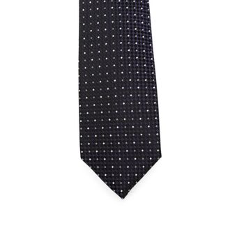 Tom Ford Micro-Patterned Silk Necktie - Black
