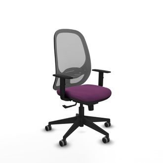 Piqueras y Crespo Silla De Oficina Piqueras Y Crespo Cilanco Gris Tela Malla